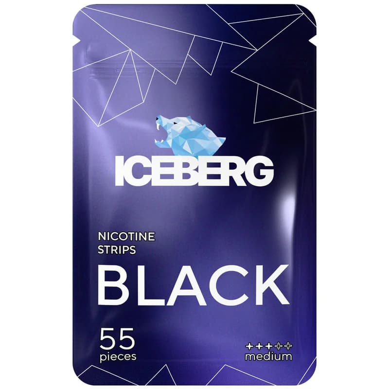 ICEBERG Nicotine Strips Black 3.7g
